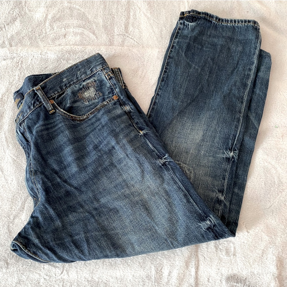 Polo Ralph Lauren men’s Varick slim straight distressed jeans